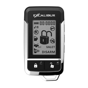 Excalibur 433MHz LCD 5-Button 2-Way Controller