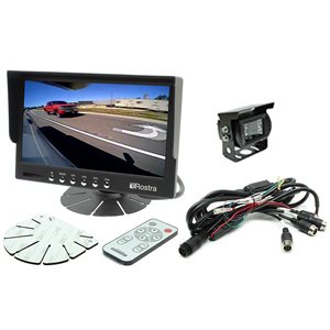 Rostra 7" LCD Monitor with 1 / 4" CCD Color Camera (black)