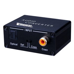 Vanco Digital Coax / TOS Link Converter with Dual Outputs