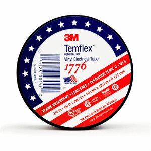 Install Bay Vinyl Electrical Tape 3 / 4 inch X 60 feet - 10 Pa