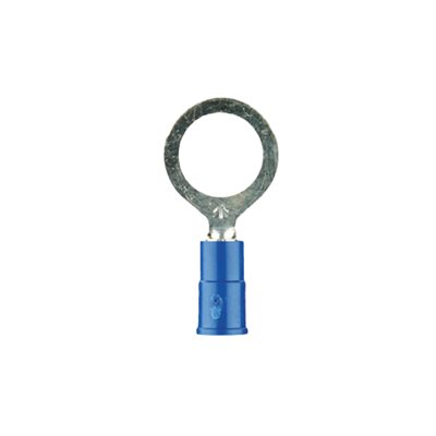 Install Bay 16-14 ga #10 3M Vinyl Ring Term (blue, 100 pk)