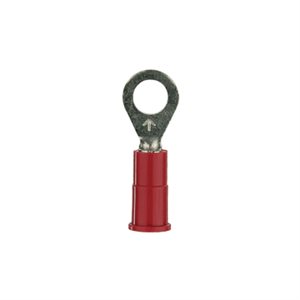 Install Bay 22-18 ga #6 3M Vinyl Ring Terminal (red, 100 pk)