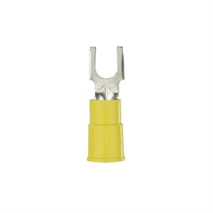 Install Bay 12-10 ga #10 3M Vinyl Spade Term (yellow, 100pk)