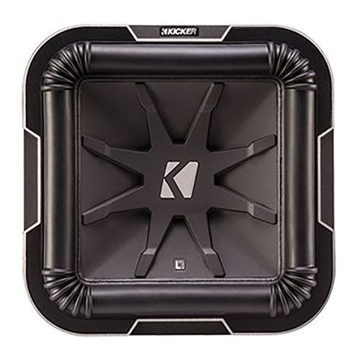 KICKER 10" Square Subwoofer, Dual Voice Coil 4-Ohm, 750 Watt