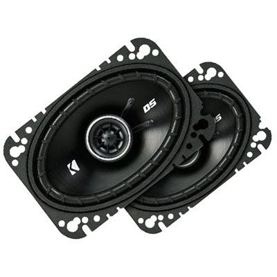 KICKER DSC4604 DS Series 4x6" 4-Ohm Coaxial Speakers