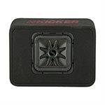 KICKER TL7R102 Single 10” Loaded Truck Enclosure w /  L7R 2-ohm 500W Subwoofer