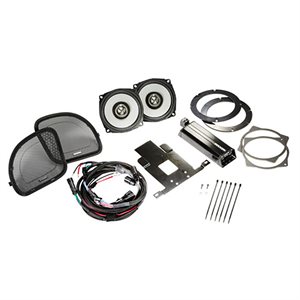 KICKER Harley Davidson 4-Channel Amplifier and 6.5" Speaker Pair Kit