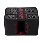 KICKER QL7R12 Quad 12” Loaded Ported Enclosure w /  L7R 2-ohm Subwoofers