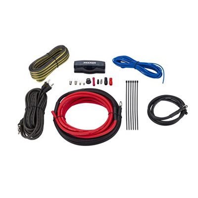 KICKER VK8 8AWG Amp Kit w / 2-ch Interconnects