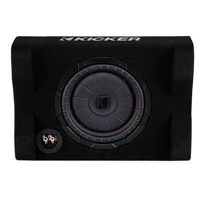 KICKER CVTDF 10" (25cm) Subwoofer in Down Firing Encl, 2-Ohm; RoHS