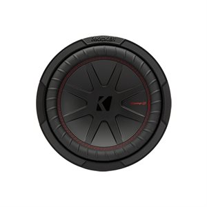 KICKER CWR102 10” CompR DVC 2-ohm 400W Subwoofer