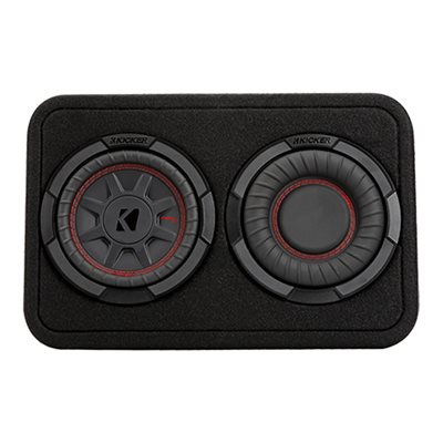 KICKER TCWRT672 6.75" CompRT 2-Ohm Thin Profile Subwoofer Enclosure