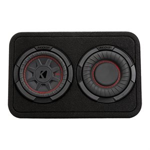 KICKER TCWRT672 6.75" CompRT 2-Ohm Thin Profile Subwoofer Enclosure