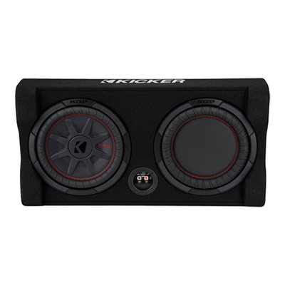 KICKER TRTP102 10” CompRT 2-Ohm 400W Loaded Down-Firing Enclosure Subwoofer