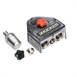 KICKER Warhorse BT4 + / - Battery Terminal w / Side Post Inserts, 4 OUT, RoHS Compliant