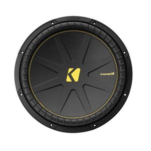 KICKER CompC 15" (38cm) Subwoofer, Single Voice Coil, 4-Ohm