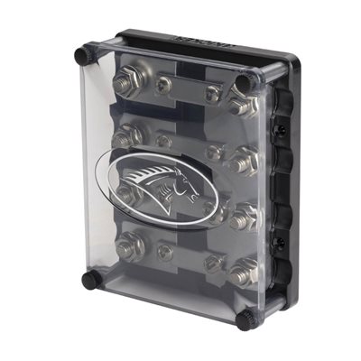 KICKER Warhorse HPFD4 Fused Distribution Block, 2 OUT; RoHS Compliant