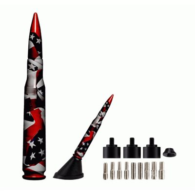 Metra U.S. Flag Wrap, .50 Caliber Replica Antenna