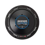 KICKER CompQ 10" (25cm) Subwoofer, DVC, 4-ohm, 800w