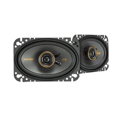 KICKER 4x6" (100x160mm) Coax Speakers w / .5"(13mm) Tweeters,