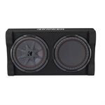 KICKER 12" 500w RMS, Powered Down Firing Loaded Enclosure, 2