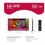 LG 55" 4K UHD Native 60Hz a5 Processor Gen7