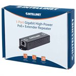 Intellinet Gigabit High-Power POE+ Extender Repeater