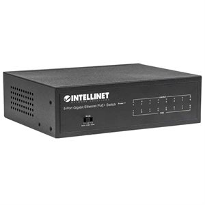 Intellinet 8-Port Gigabit Ethernet POE+ Switch