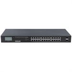 Intellinet 24 Port Gigabit Ethernet POE+ Switch with 2 SFP Ports and LCD Screen