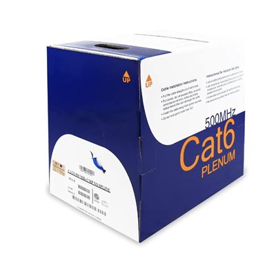 Wavenet Cat 6 Plenum SC 550MHZ 1,000'REELEX II(blu