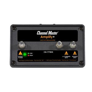 Channel Master Dual Input, Amplify+Adjust PreAmp w / LTE Filter