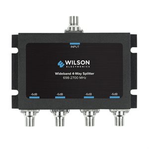 WeBoost Splitter 4 Way -6 dB 698-2700MHz w / F Female Connecto