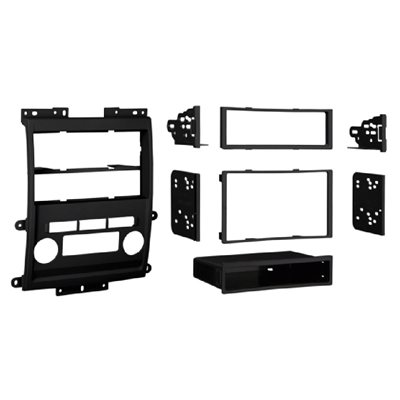 Metra 2009-12 Frontier / Xterra DIN / DDIN Kit (black)