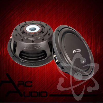 ARC Audio A-Series Flat 12" Subwoofer, Dual 4-Ohm, 600W Peak, 300W RMS