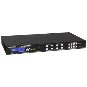 AVPro Edge 18Gbps HDMI  4x4 Matrix w /  Dual Audio Deembedding