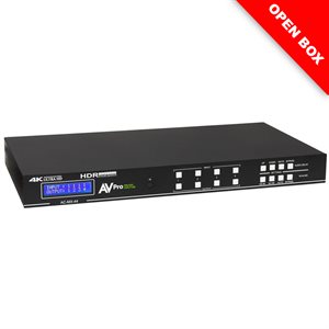 AVPro Edge 18Gbps HDMI  4x4 Matrix w /  Dual Audio Deembedding (open box)