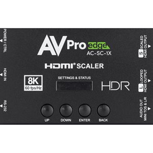 AVPro Edge 8K HDMI Down Scaler, EDID Manager & Audio De-Embe