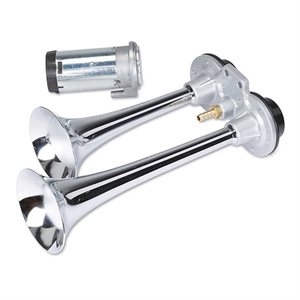 Excalibur 12" Dual Trumpet Air Horn with Compressor