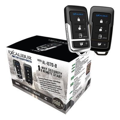 Excalibur Deluxe 1-Way Security and Remote Start System