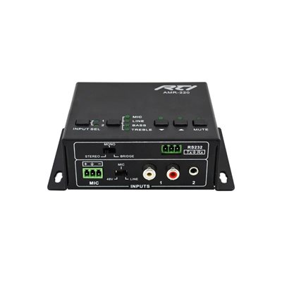 RTI 2 Input Amplifier with Stereo Loop and Mic mixing - 20W