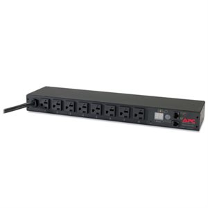 APC Rack PDU, Metered, 1U, 20A, 120V, (8) 5-20