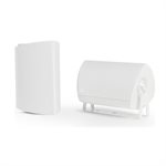 Def Tech All Weather Indoor / Outdoor Speaker w /  Bracket pair (white)