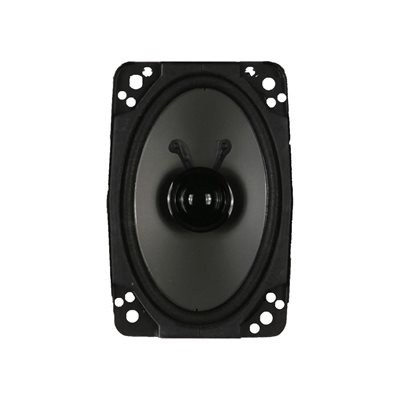 Install Bay 4"x6" Dual Cone Speaker w / 4"x10" Adapter (sgl)