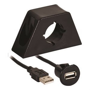 Axxess Male USB to Female USB Jack with Mount