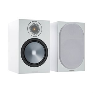 Monitor Audio Bronze 100 Bookshelf Speaker, White (pair)