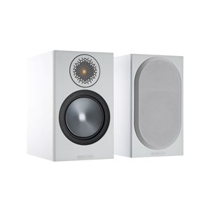 Monitor Audio Bronze 50 Bookshelf Speaker, White (pair)