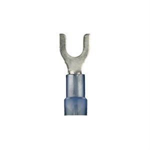 Install Bay 16-14 ga #8 Nylon Spade Terminal (blue, 100 pk)