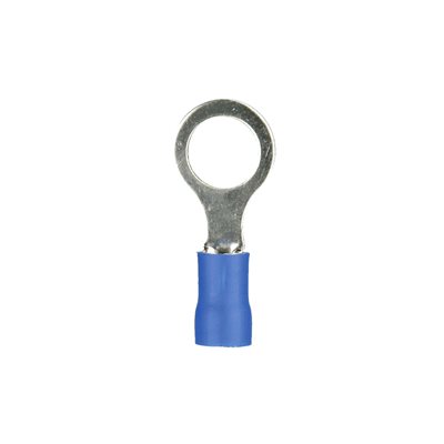 Install Bay 16-14 ga 3 / 8" Vinyl Ring Terminal (blue, 100 pk)