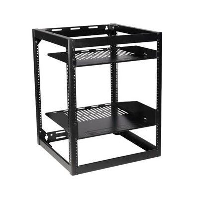 Sanus 26" Tall AV Rack 15U Stackable Skeleton Rack