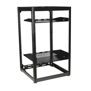 Sanus 35" Tall 20U Stackable Skeleton AV Rack